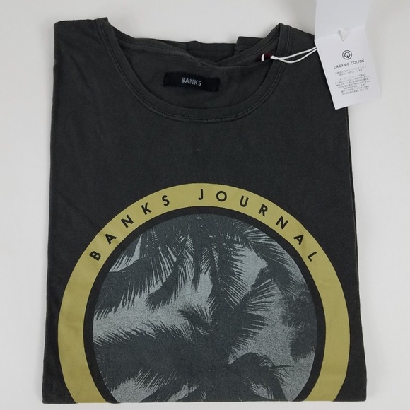 Banks Journal Mens T-Shirt Medium Large Faded Tee - Picture 6 of 6